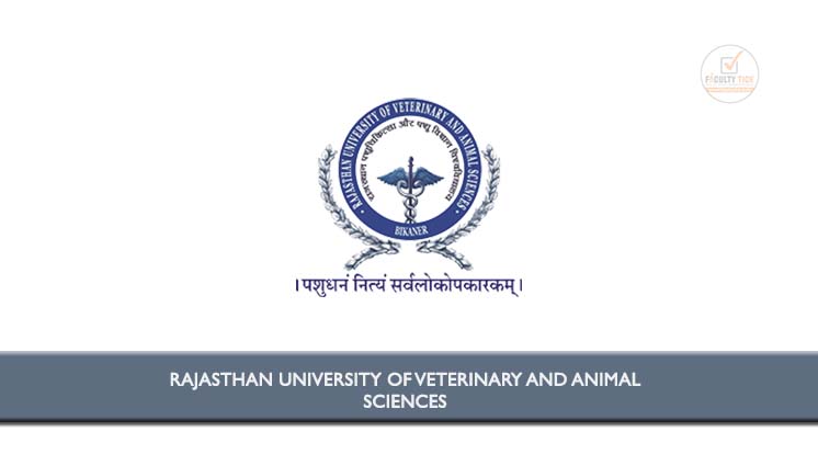 Rajasthan University of Veterinary and Animal Sciences Applications are  invited from eligible candidates for the following post of Assistant  Professors/ Assistant Librarian/ Assistant Director Recruitment - Faculty  Tick | Teaching Faculty Recruitment